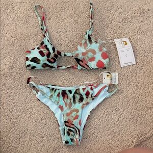 TiniBikini Floral Print Bikini Set